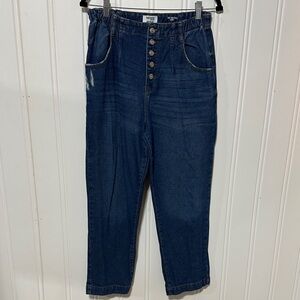 Kensie High Rise Barrel Jeans Size 10/30